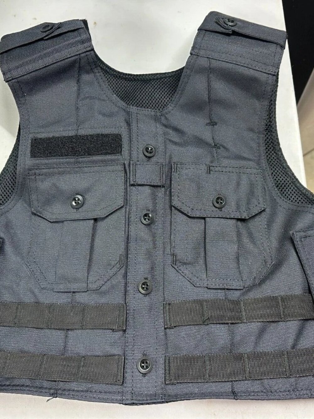 Tactical Uniform Style Enhanced Multi-Threat Vest Level IIIA+ Size XS-S Black